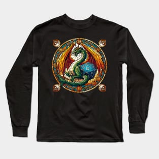 Wyrm's Wager: A Dragon's Dice Long Sleeve T-Shirt